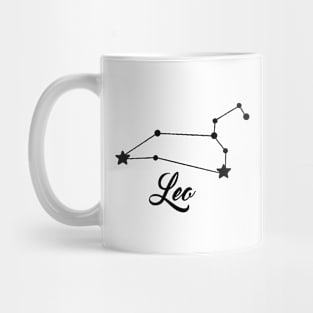 Leo - Black print Mug